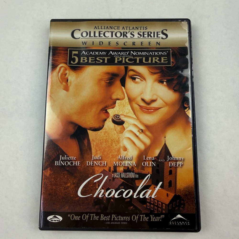 Chocolat DVD Collector's Series Widescreen Juliette Binoche Johnny Depp PG 2000‎